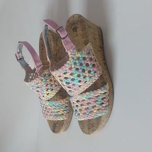 SO Kids Multicolor Wedge Sandals